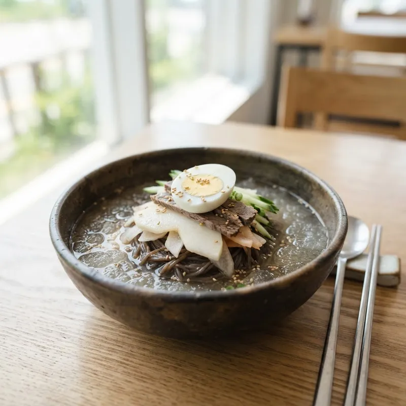 물냉면