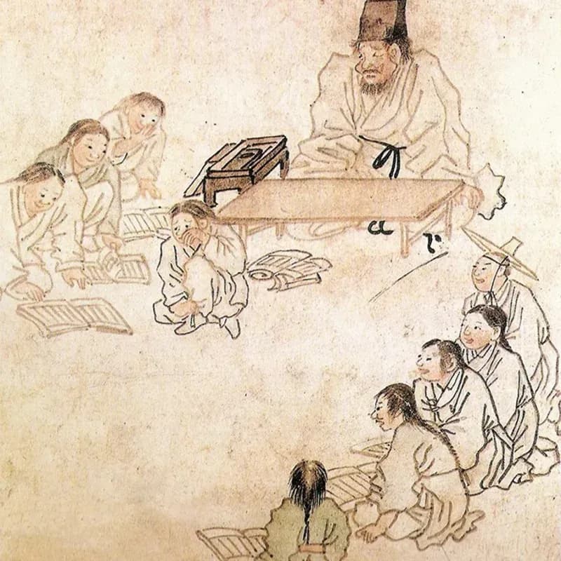 김홍도 - 서당