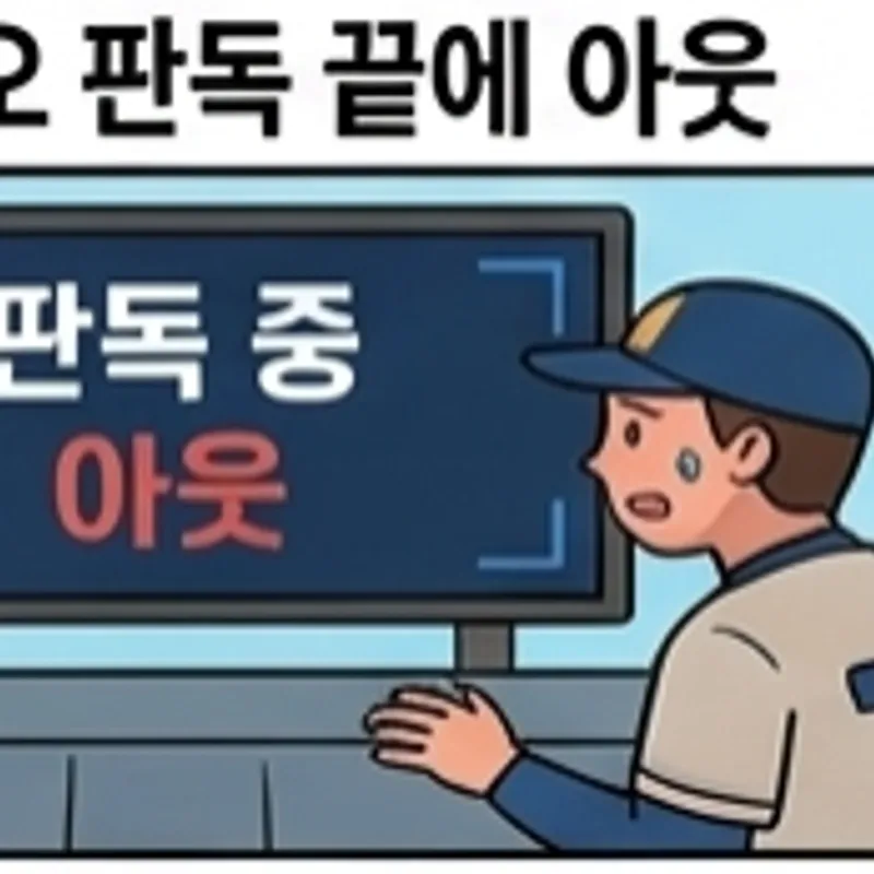 비디오 판독 끝에 아웃