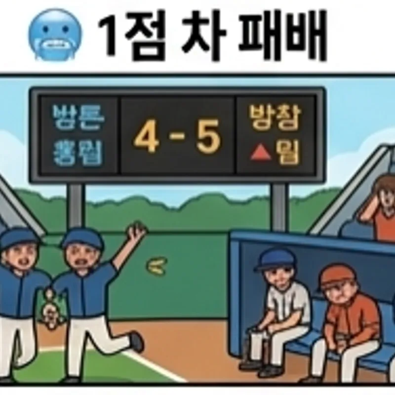 1점 차 패배