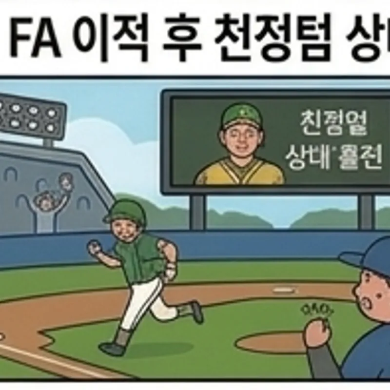 FA 이적 후 친정팀 상대로 홈런