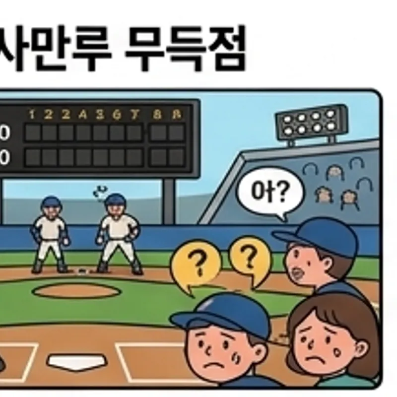 무사만루 무득점