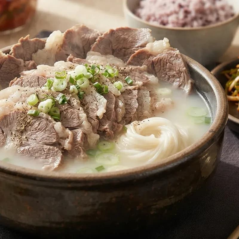 양지 고기 설렁탕